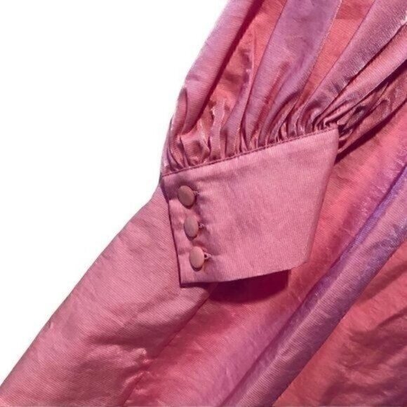 Baum Und Pferdgarten Abernathy Rosebloom Pink Baby Doll Dress sz EU42 US12 Silk - Picture 13 of 15